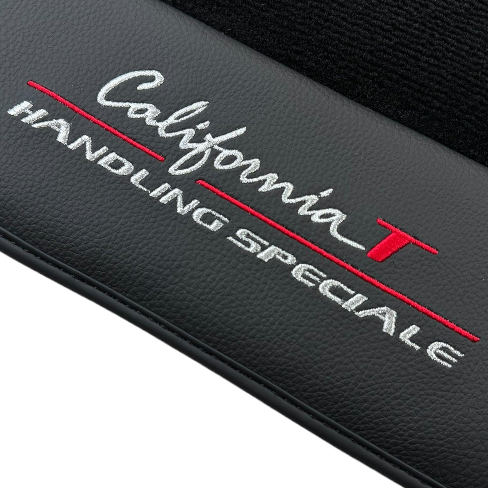 Floor Mats for Ferrari California T (2015-2018) with Leather | Handling Speciale - AutoWin
