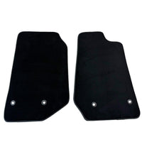 Black Floor Mats for Jeep Wrangler JK (2007-2018) 5 Doors - Double Fixation - AutoWin