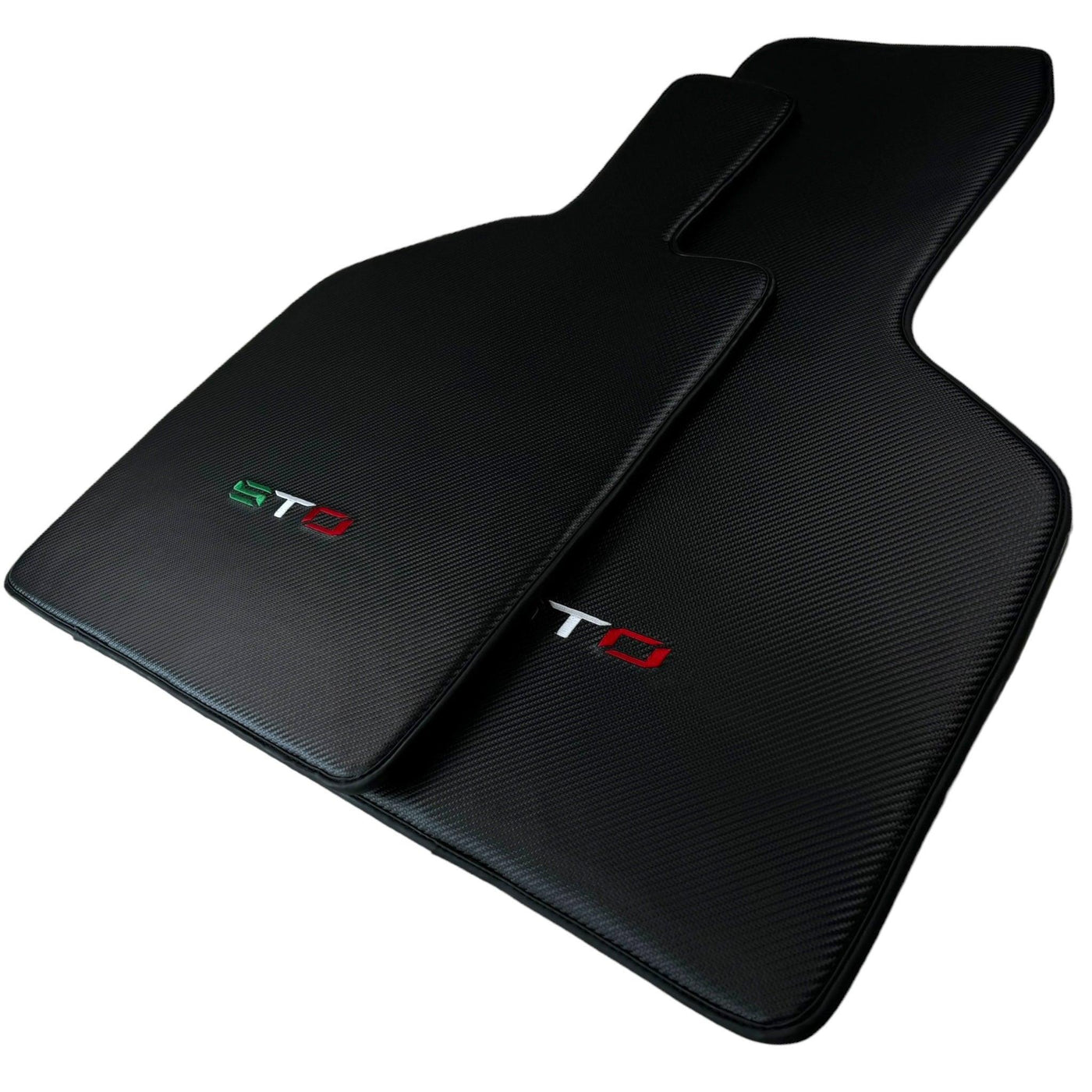 Carbon Fiber Floor Mats for Lamborghini Huracan STO Italian Edition - AutoWin