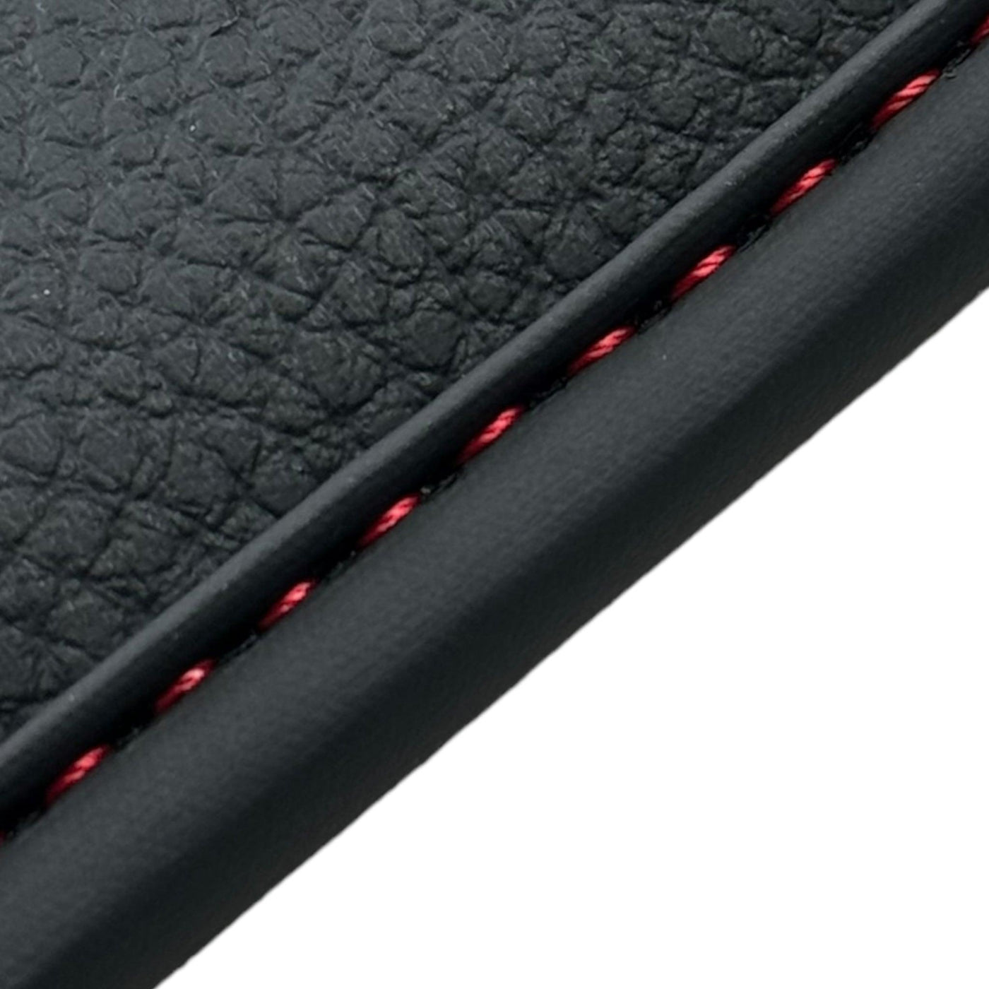 Black Floor Mats for Porsche 911 - 992 GTS (2019-2024) with Leather - AutoWin