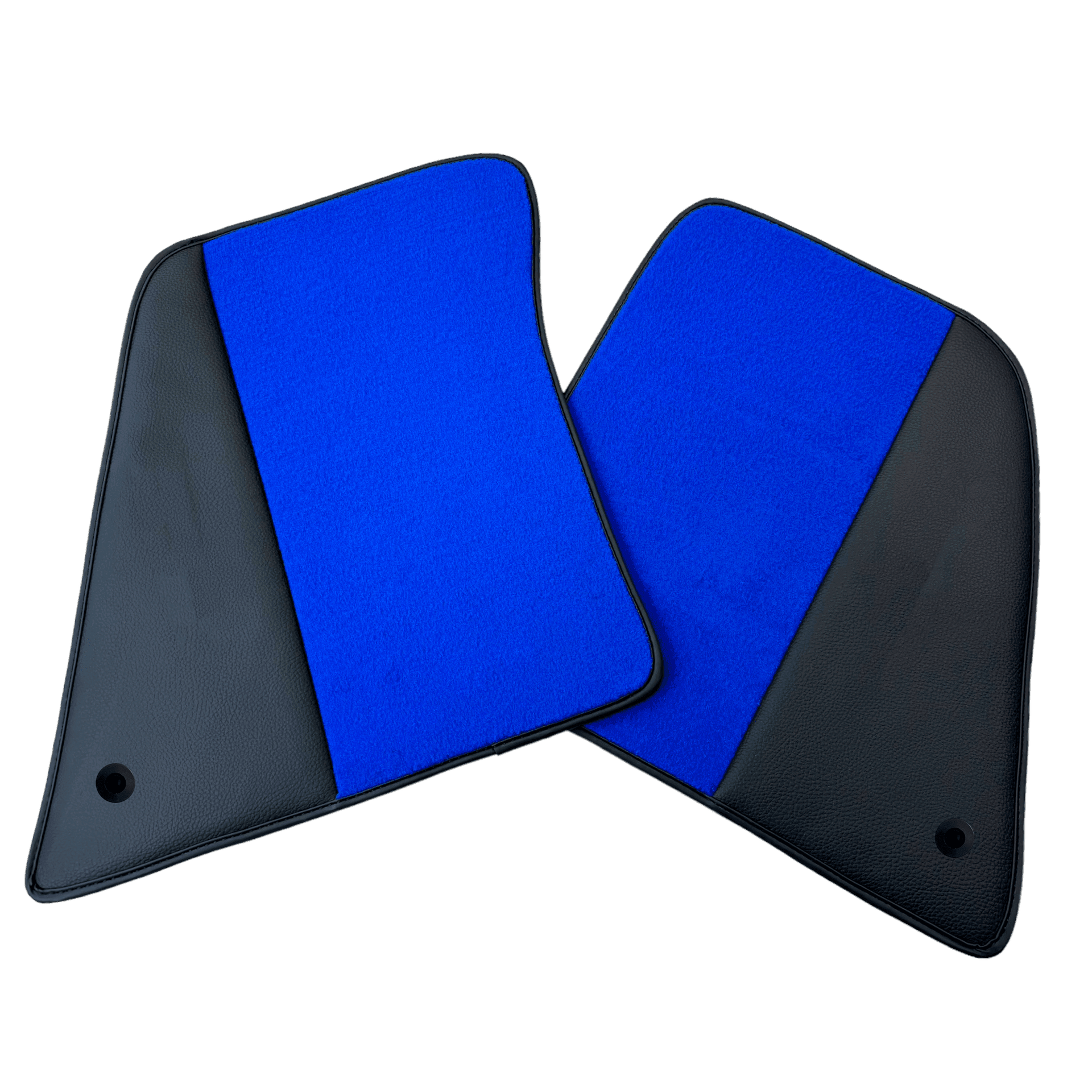 Blue Floor Mats for Ferrari 296 GTS (2022-2024) with Leather - AutoWin