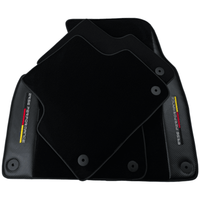 Black Floor Mats for Porsche Macan (2014-2023) with Carbon | ER56 Performance - AutoWin