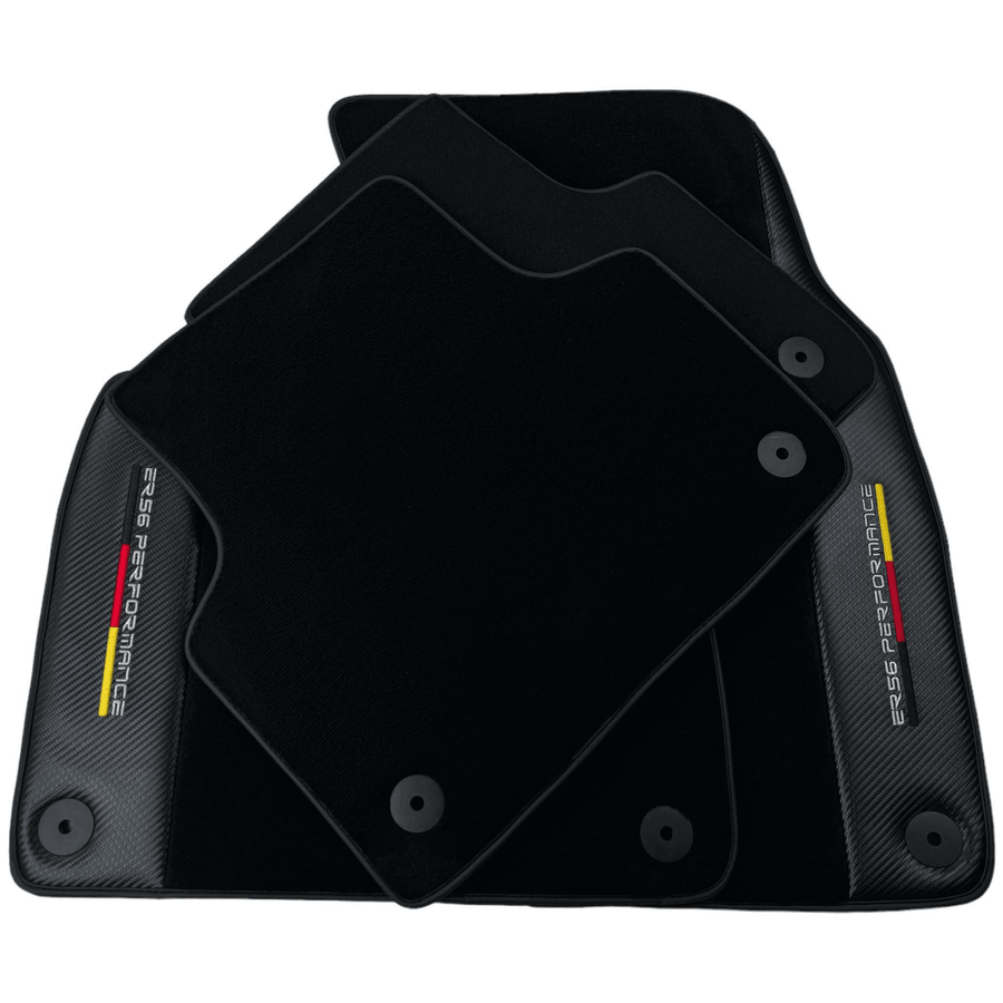 Black Floor Mats for Audi A4 - B9 Sedan (2019-2023) | ER56 Performance - AutoWin