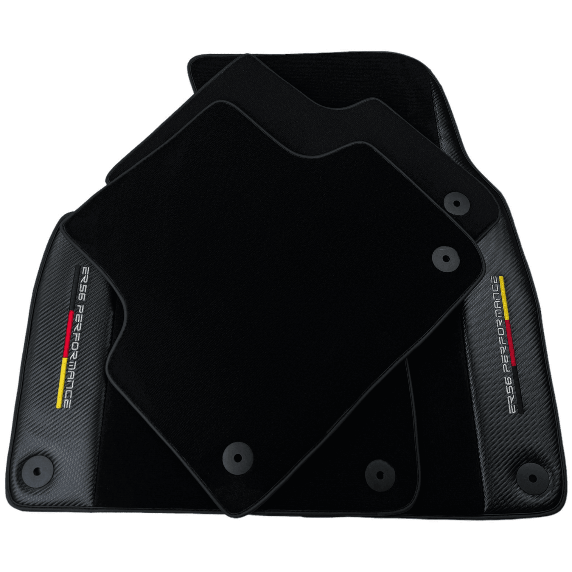 Black Floor Mats for Audi A6 - C6 Sedan Facelift (2008-2011) | ER56 Performance - AutoWin