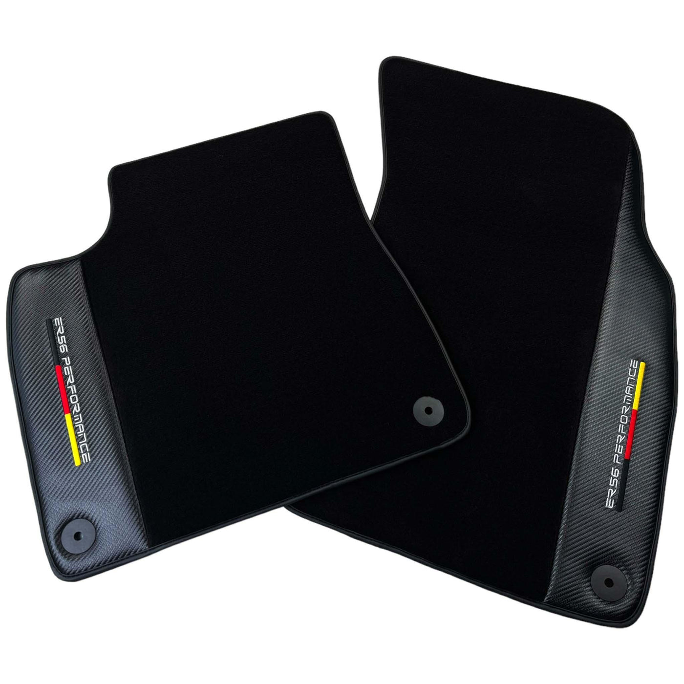 Black Floor Mats for Porsche 996 (1998-2004) with Carbon | ER56 Performance - AutoWin