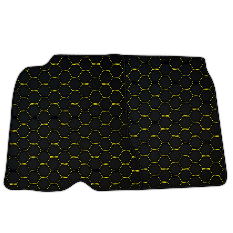 Customizable Symmetrical Hex Pattern Floor Mats for 2015–2018 Ferrari California T