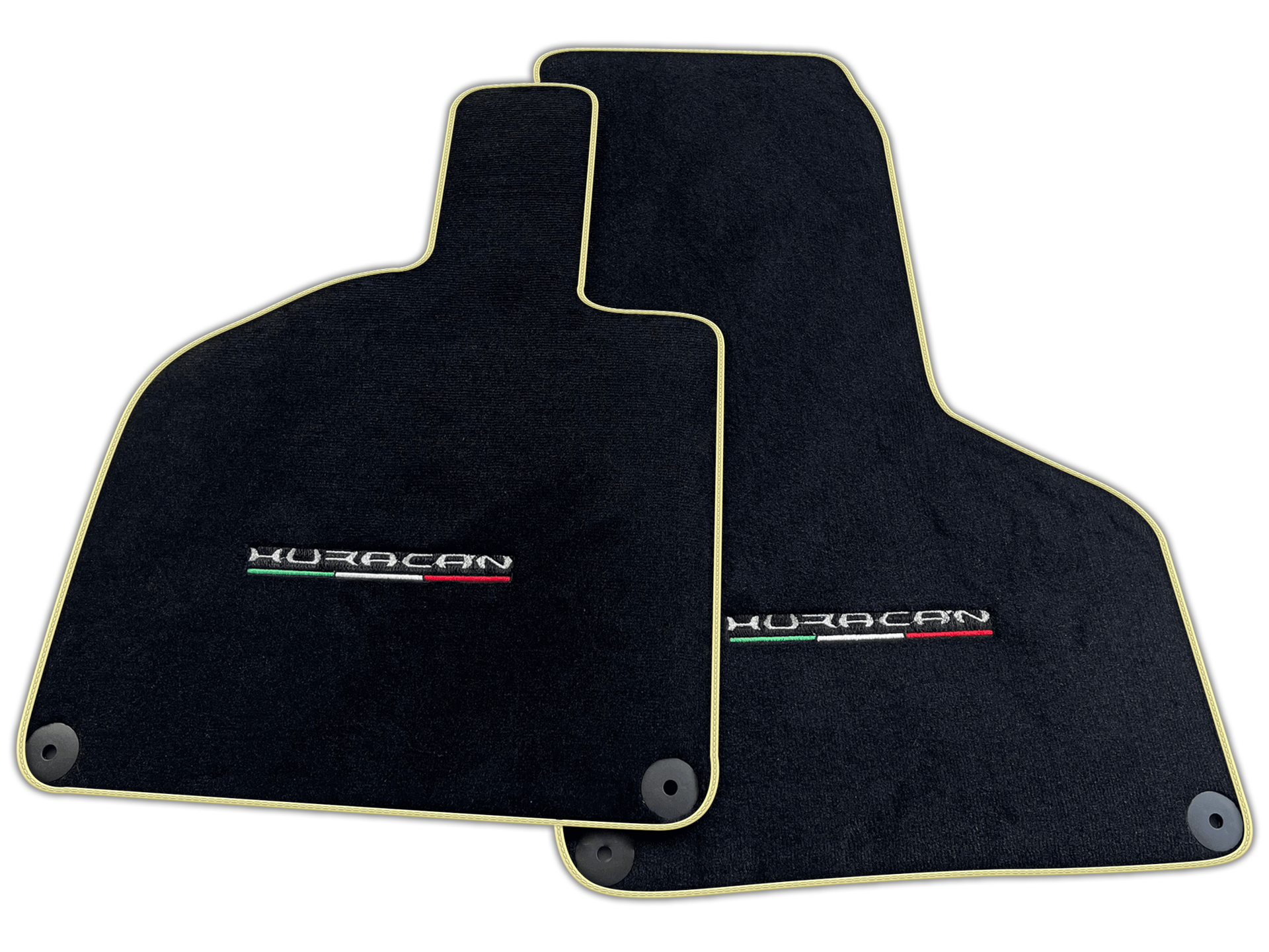 Black Carpet Floor Mats for Lamborghini Huracan | Various Trim Colors