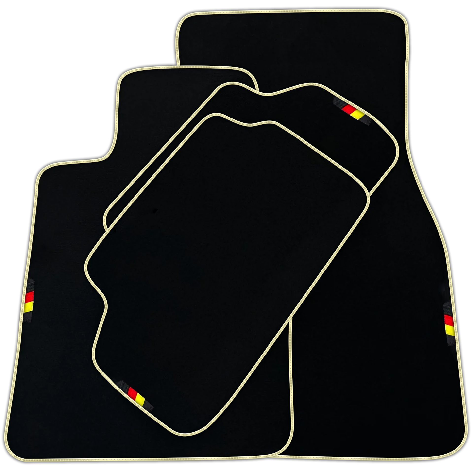 Black Floor Mats For BMW X4 Series F26 Germany Edition | Various Trim Colors