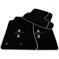 Black Floor Mats for Ford Mustang GT500 Shelby (2015-2021) with Pony | Various Trim Colors