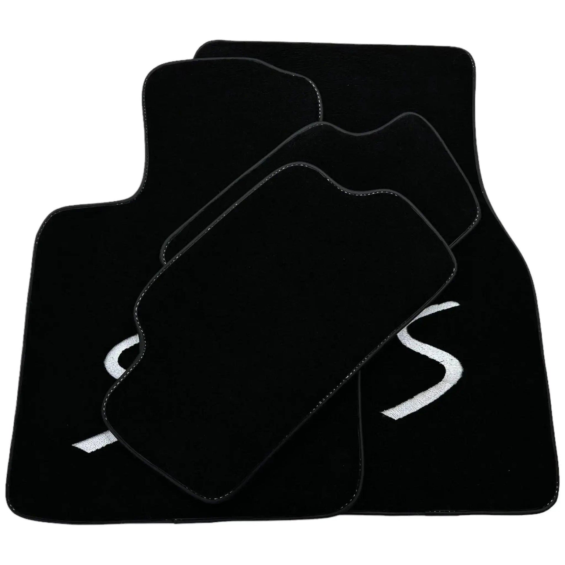 Black Floor Mats for Mini Cabrio R52 Convertible (2004-2009) - AutoWin