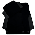 Customizable Black Floor Mats For Mercedes Benz V-Class 447 Front (2019-2023)
