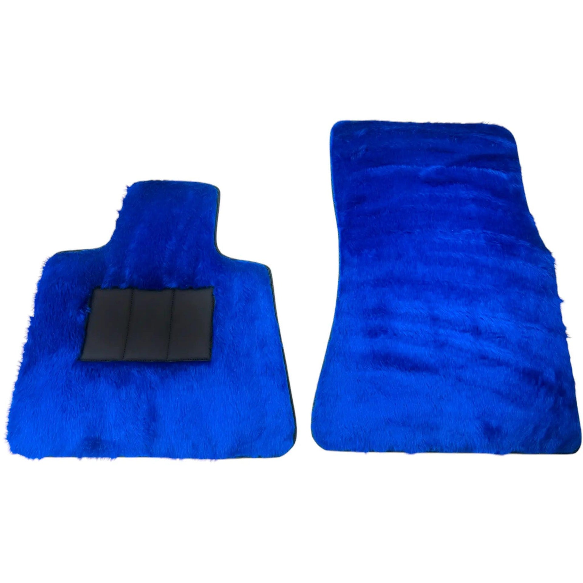 Blue Sheepskin Floor Mats for Rolls-Royce Cullinan (2018-2023) - AutoWin