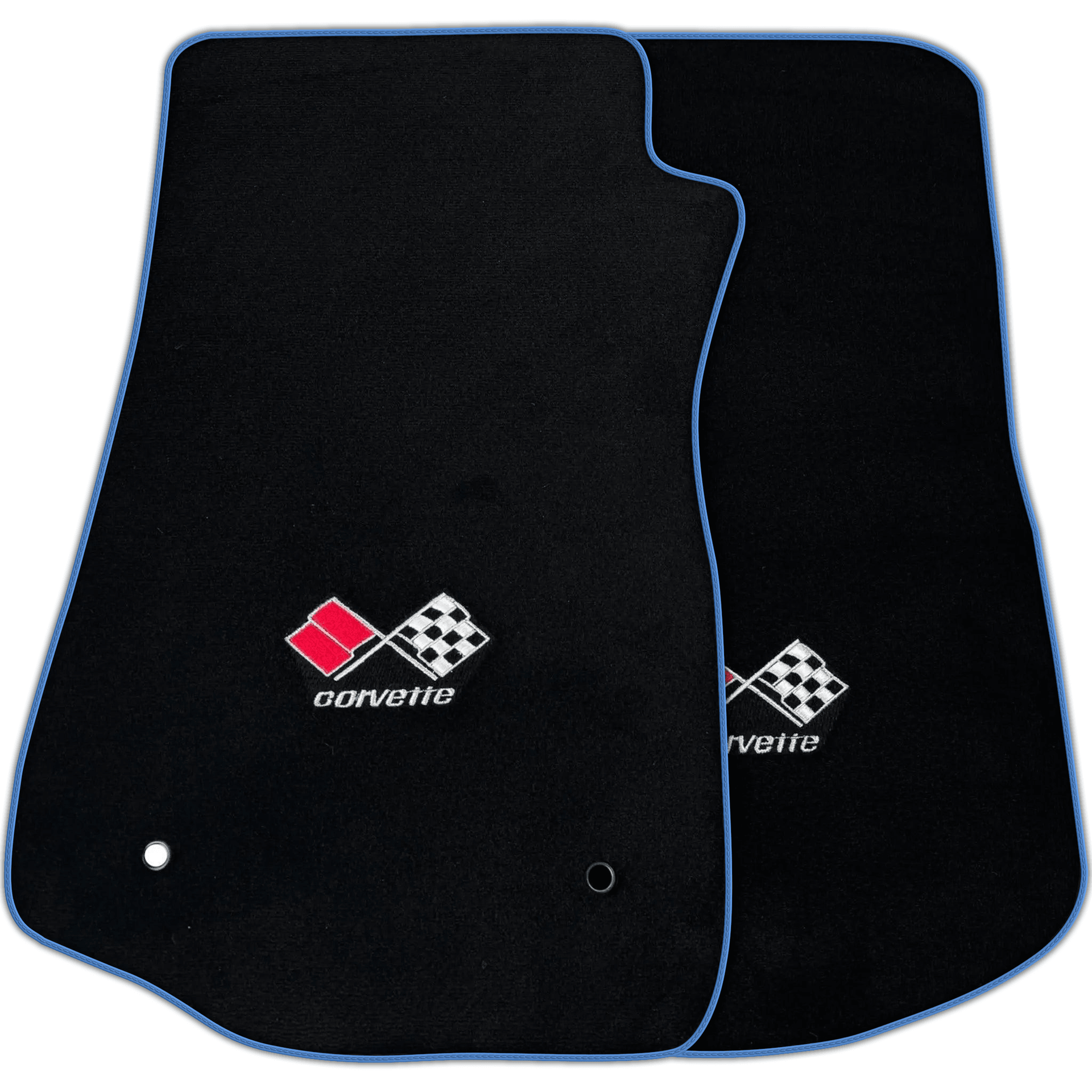 Black Floor Mats for Chevrolet Corvette C3 (1968-1982) | Various Trim Colors
