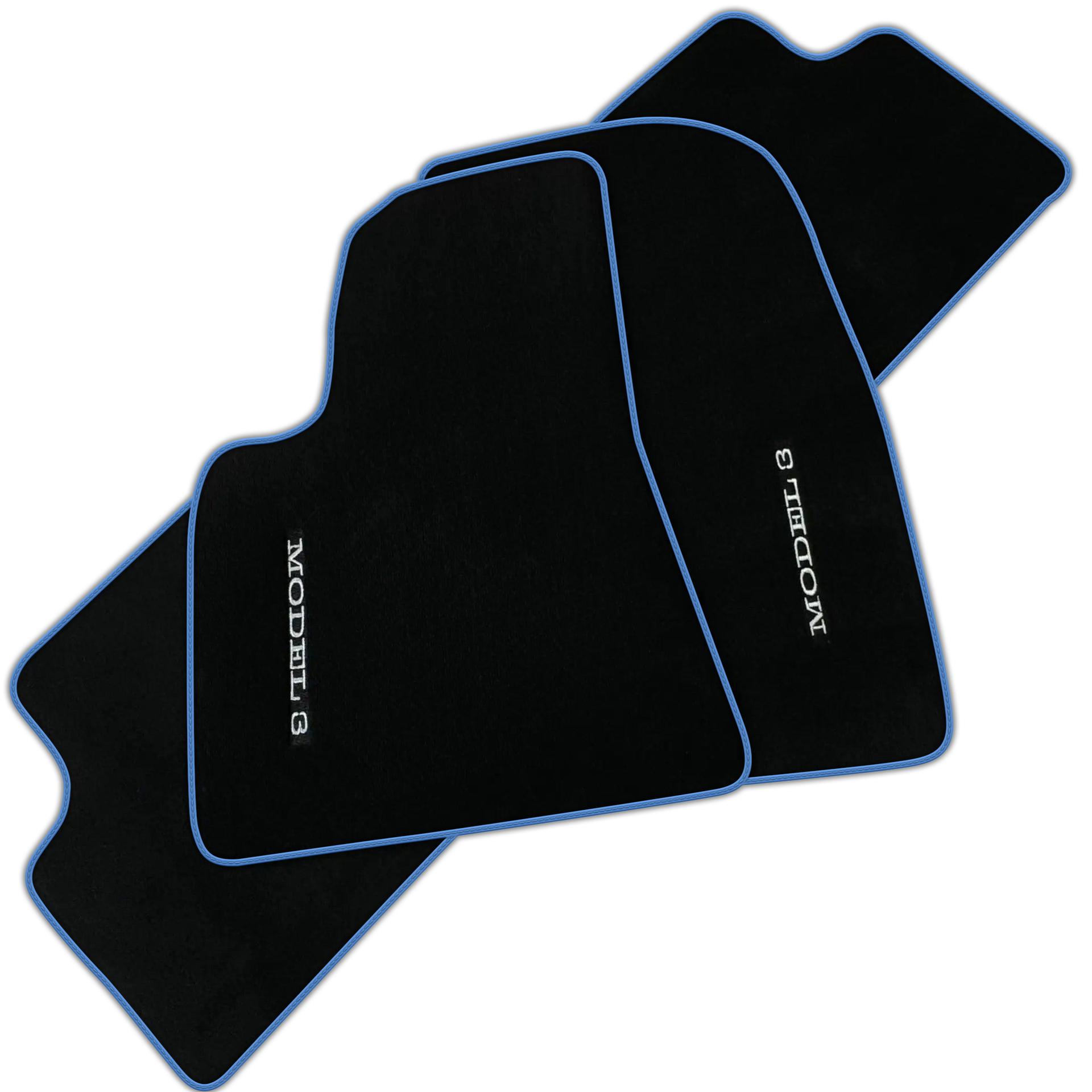 Black Floor Mats for Tesla Model 3 (2017-2023)