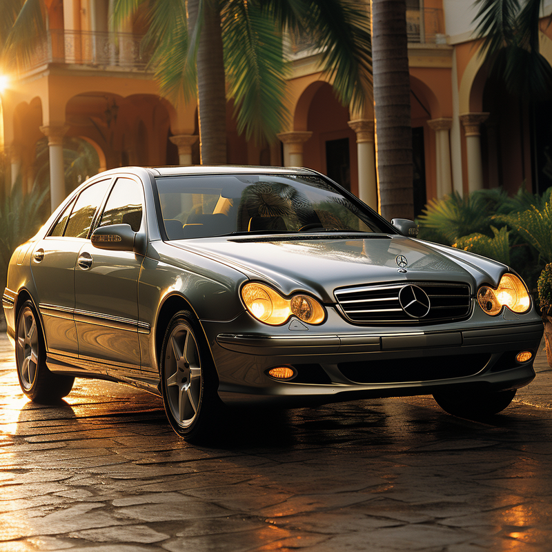 Elevate Your Mercedes-Benz C-Class W203 Sedan (2000-2007) with Autowin's Premium Floor Mats