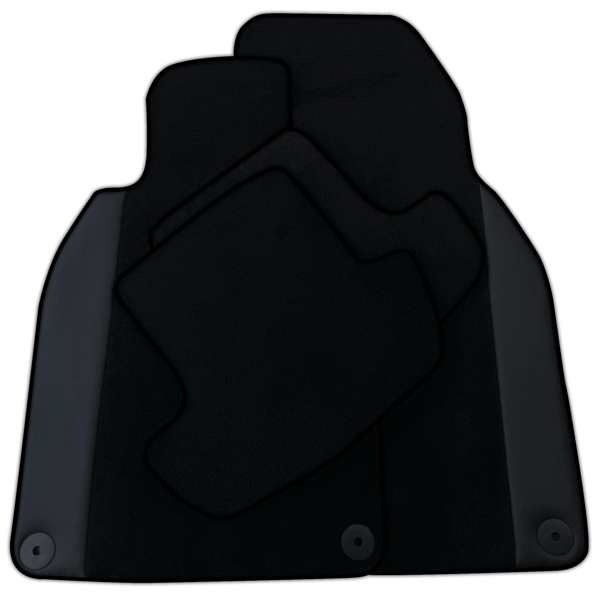 Custom Black Floor Mats for Porsche 911 - 992 GTS (2019-2024)