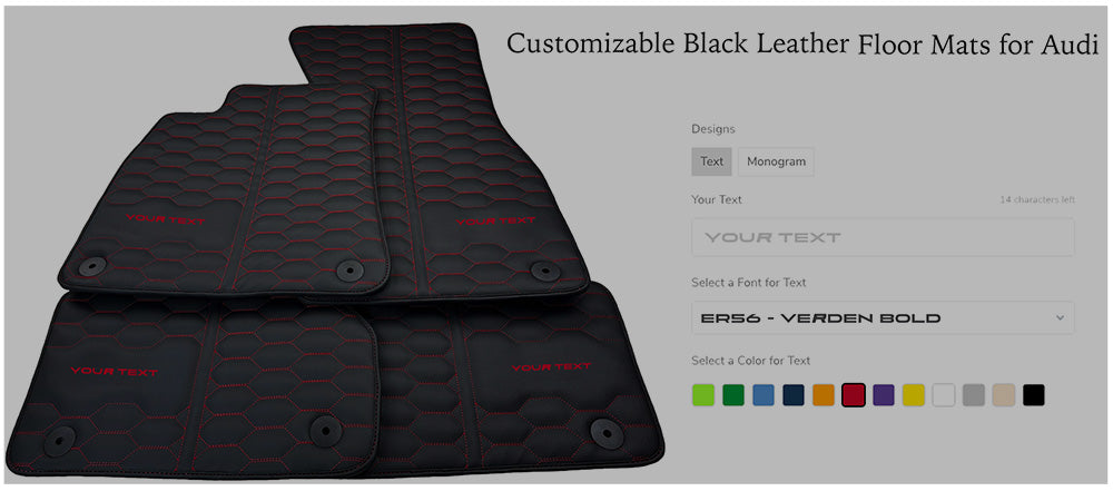 Customize Floor Mats for Your Audi Now!