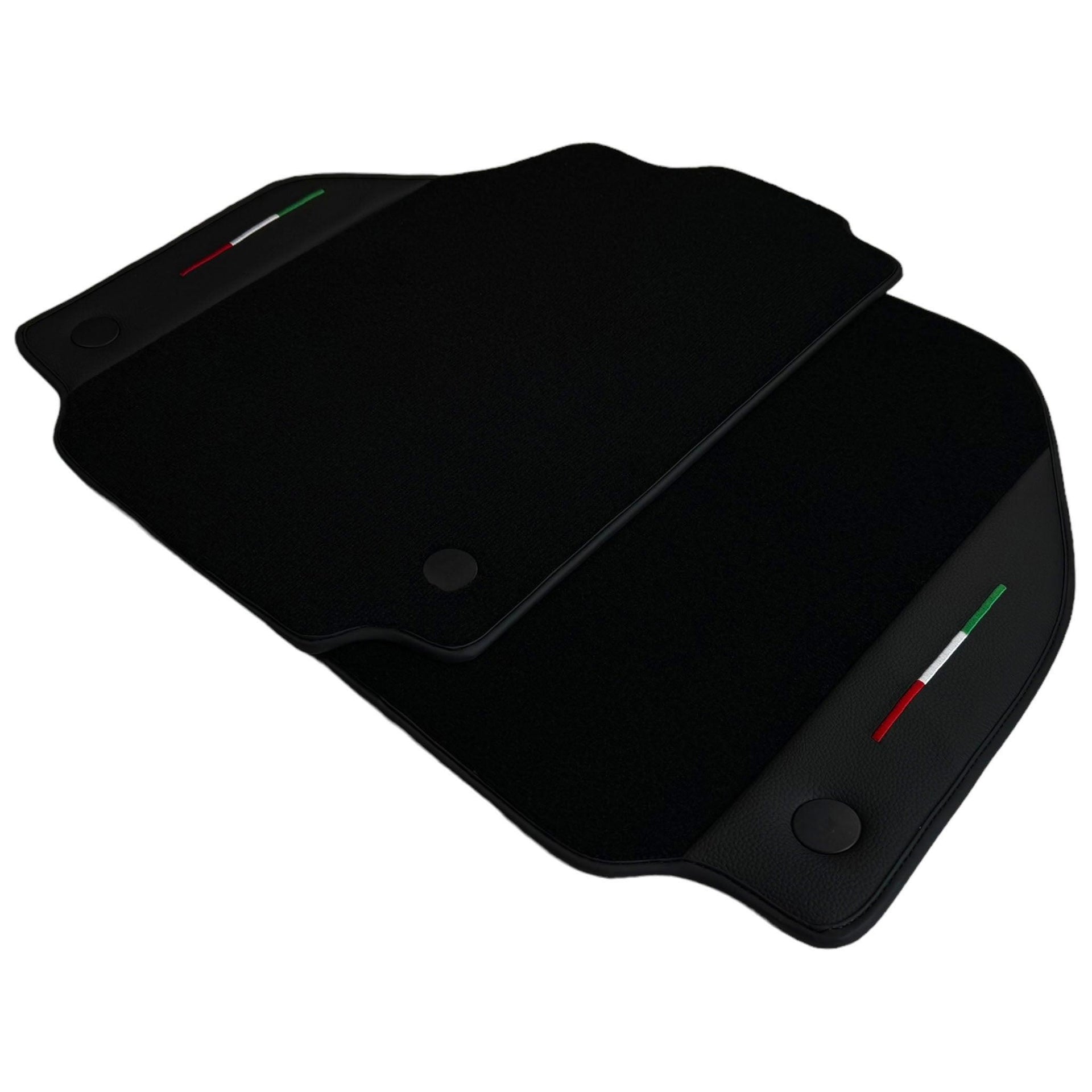 Black Floor Mats for Ferrari 488 Pista Spider 2019-2021  - AutoWin