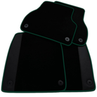 Customizable Black Floor Mats for Audi A6 - C6 Allroad Quattro (2006-2008)