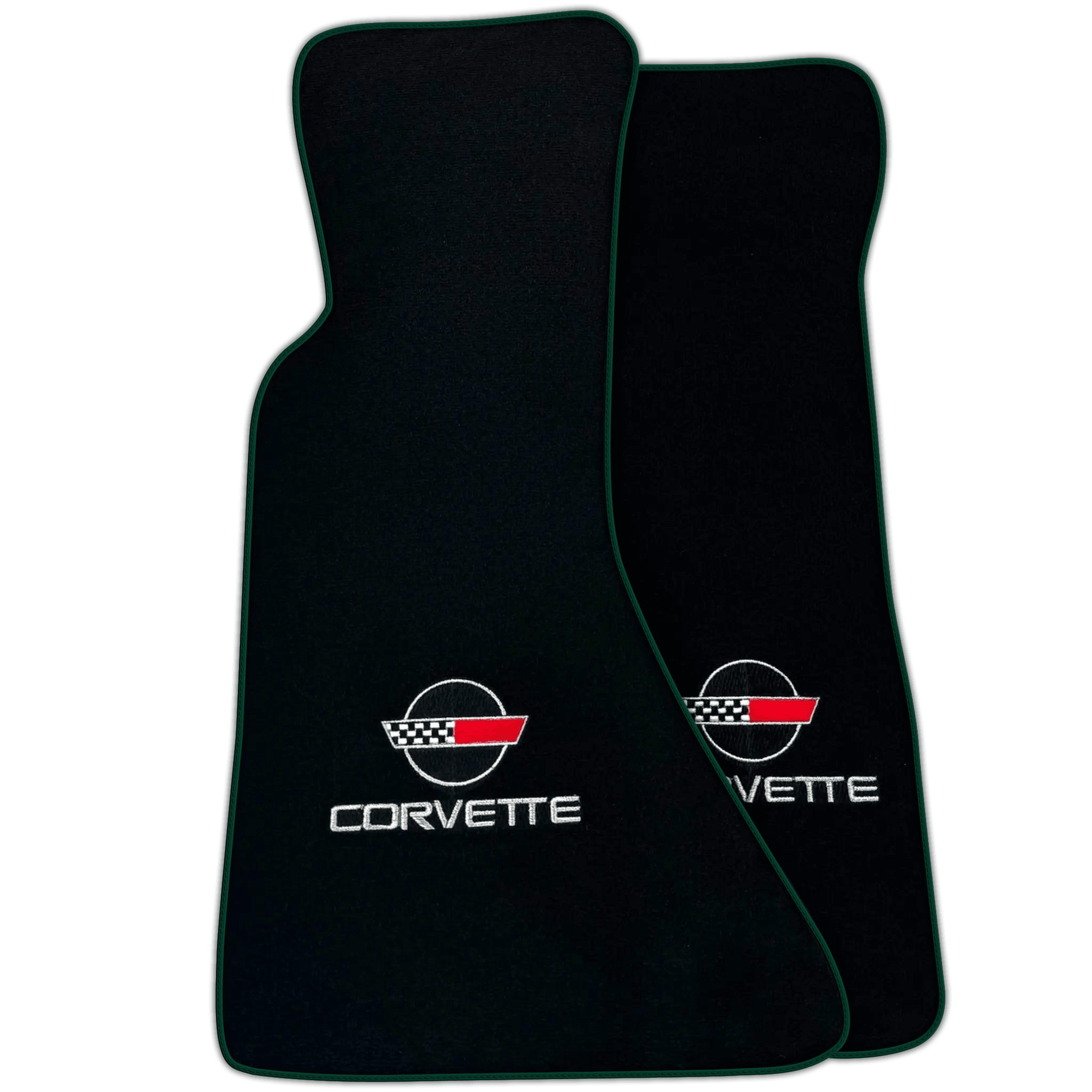 Black Floor Mats for Chevrolet Corvette C4 (1984-1996) | Various Trim Colors