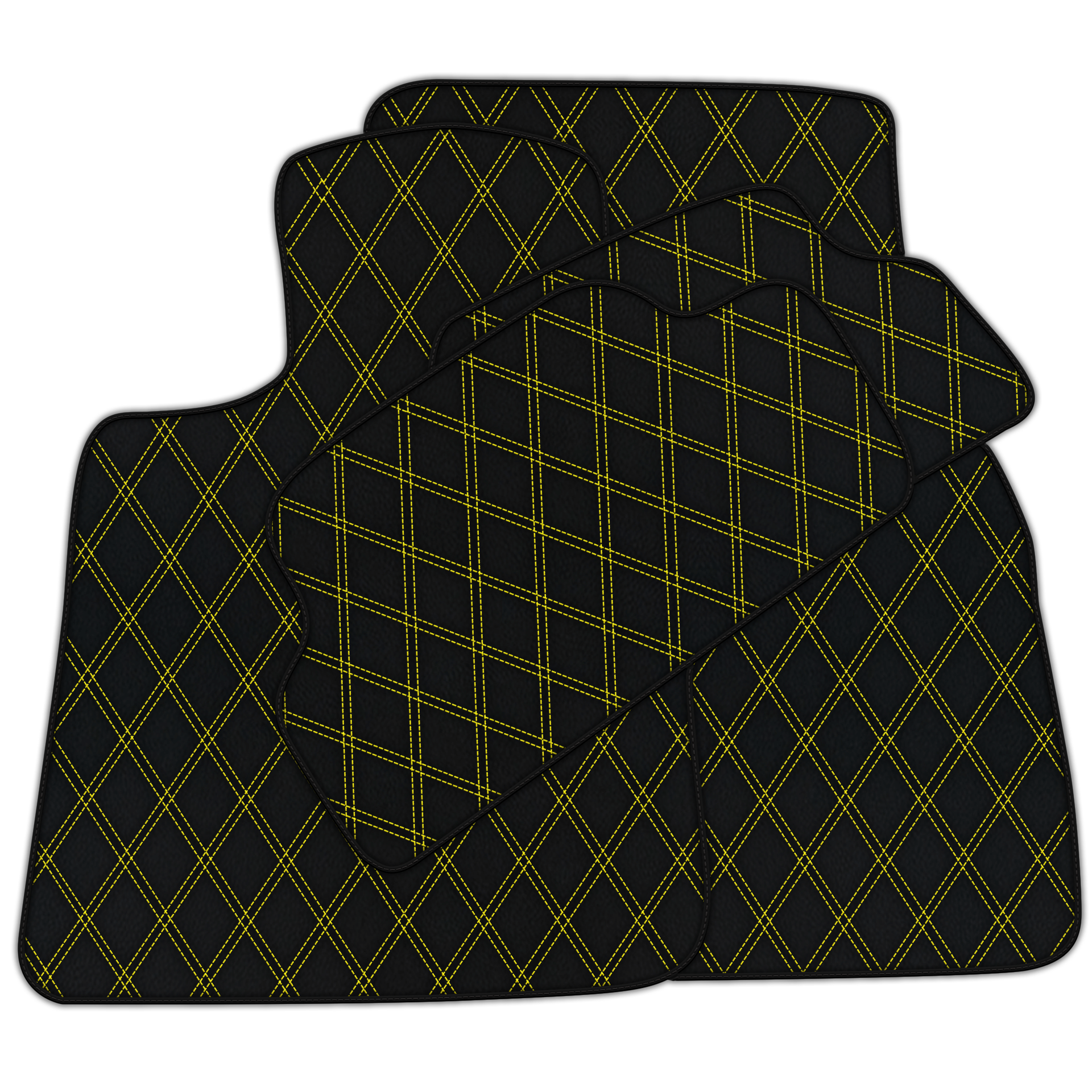 Customizable Leather Floor Mats for Mini Cabrio R52 (2004-2009)