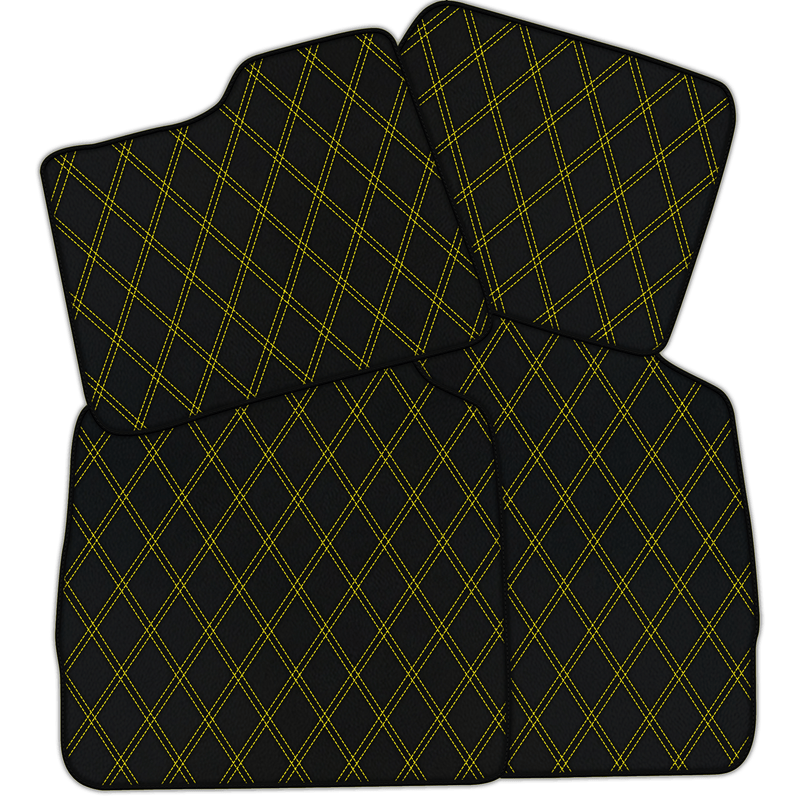 Customizable Double Diamond Pattern Floor Mats for Ferrari Purosangue (2023-2024)