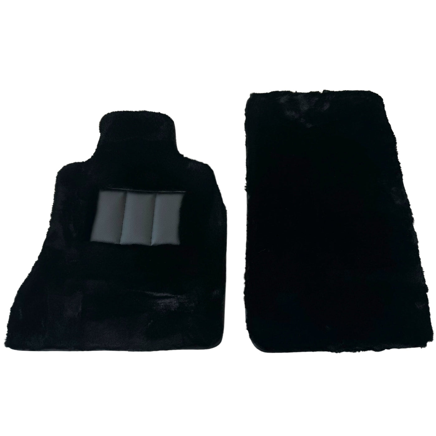 Black Sheepskin Floor Floor Mats For BMW 7 Series G12