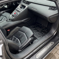 Carbon Leather Floor Mats for Lamborghini Aventador SVJ 63 Edition