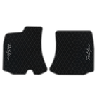 Custom Black Leather Floor Mats for Ferrari 812 Superfast (2018-2023)