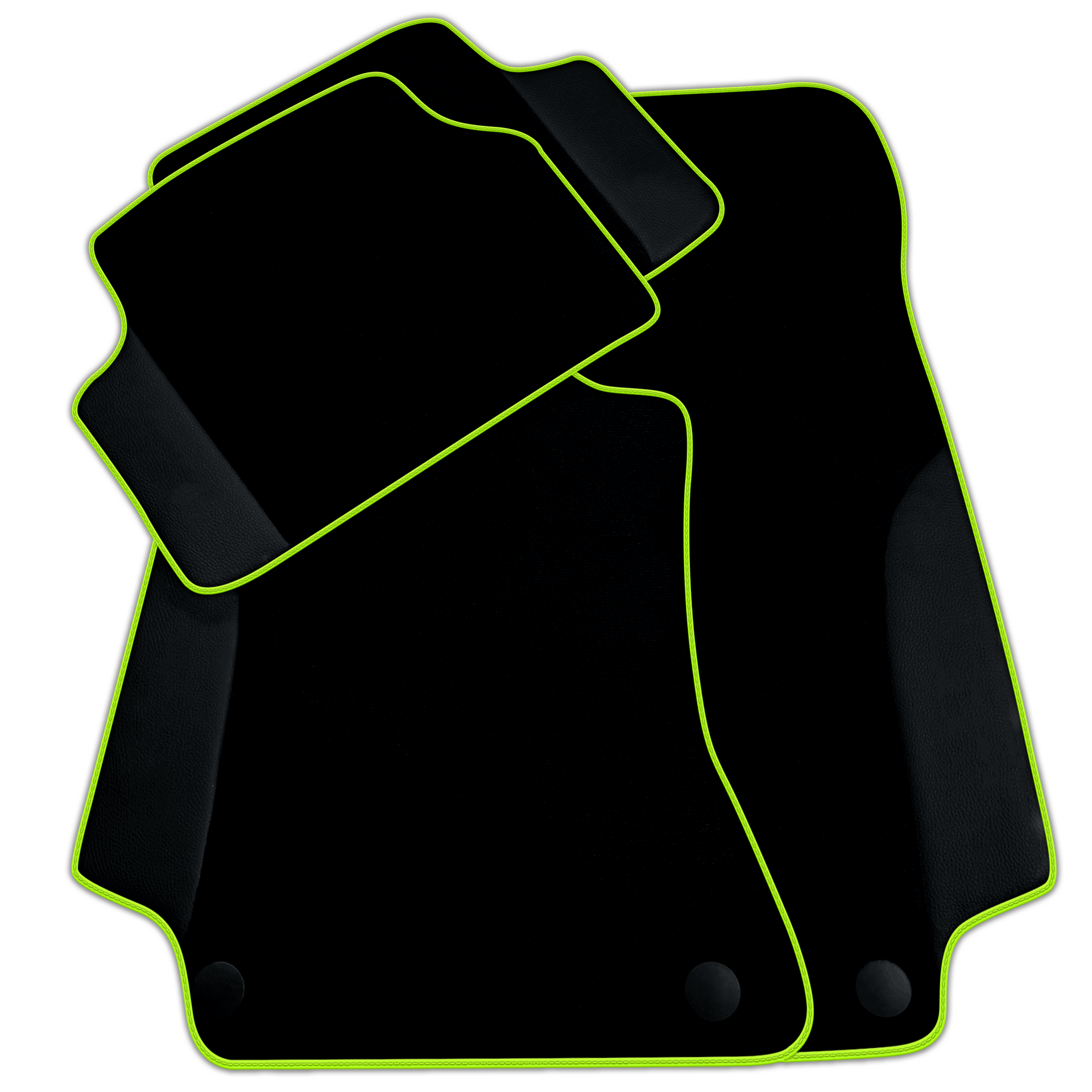 Customizable Black Floor Mats For Mercedes Benz S-Class C126 Coupe (1981-1991)