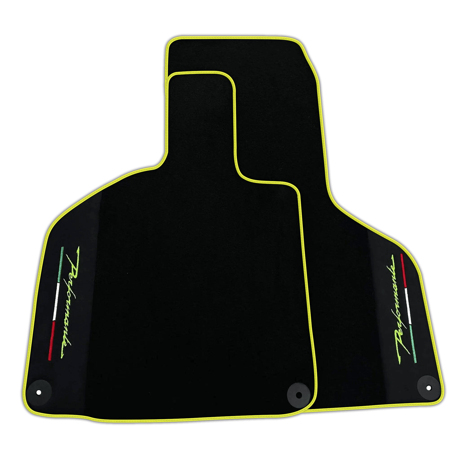 Floor Mats for Lamborghini Huracan Perfomante with Alcantara Leather | Various Trim Colors