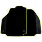 Custom Black Floor Mats for Ferrari 458 Italia (2009-2015) With Leather | Various Trim Colors