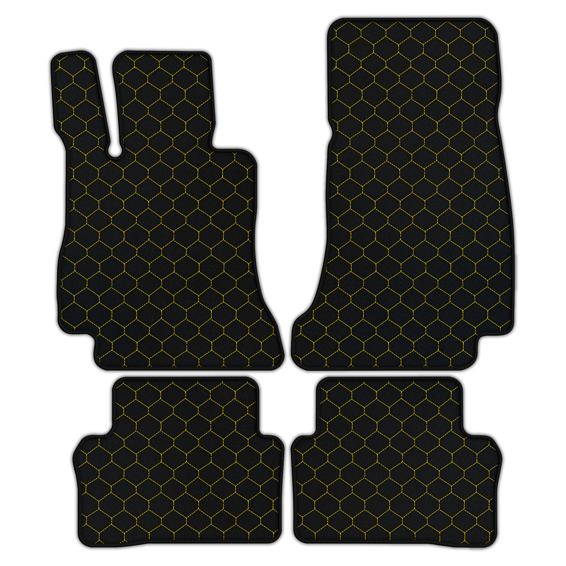 Custom Leather Floor Mats for Mercedes-Benz AMG GT (2018-2025)