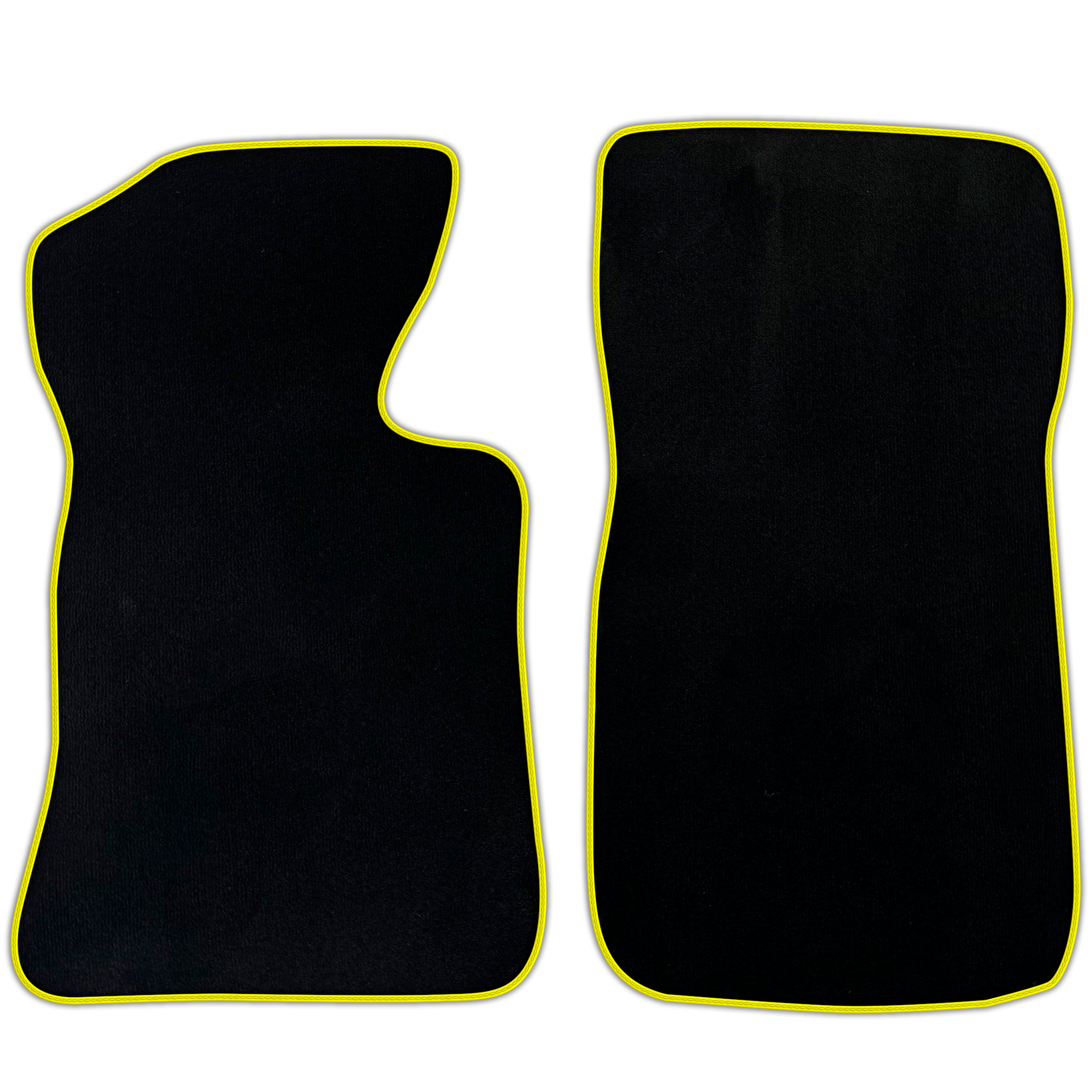 Custom Black Floor Mats for Chevrolet Corvette C2 (1963-1967) Black Trim