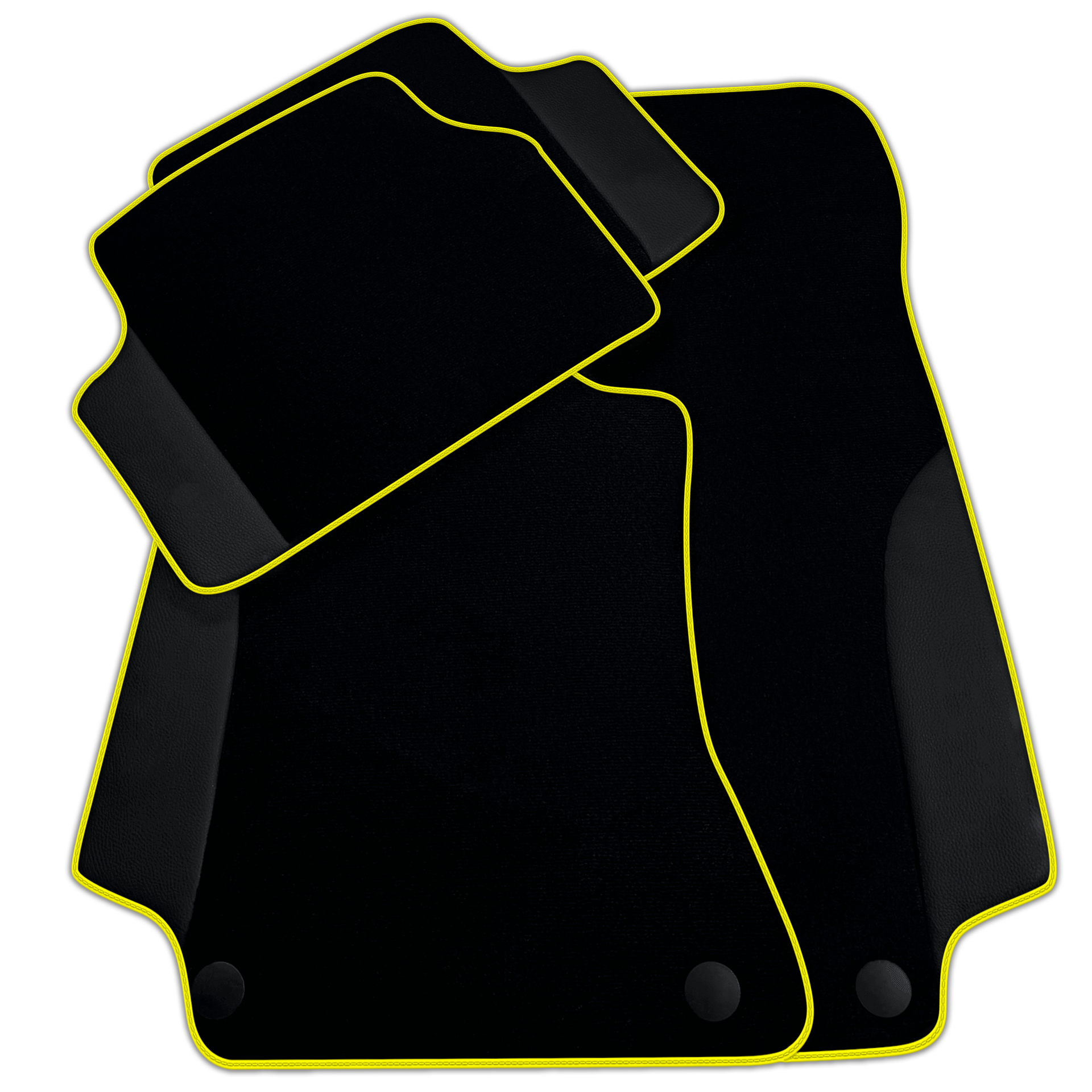 Customizable Black Floor Mats For Mercedes Benz C-Class W204 Sedan (2007-2014)