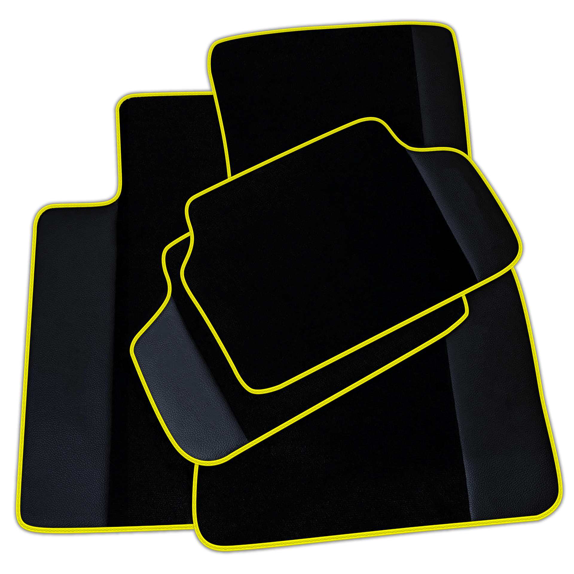 Black Floor Mats for BMW 2 Series M5 G90 (2023-2026) Sedan with Leather | Various Trim Colors