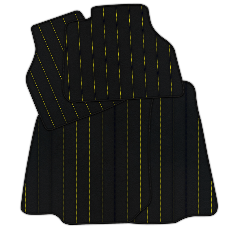 Customizable Leather Floor Mats with Line Pattern for Bentley Mulsanne (2010-2020)
