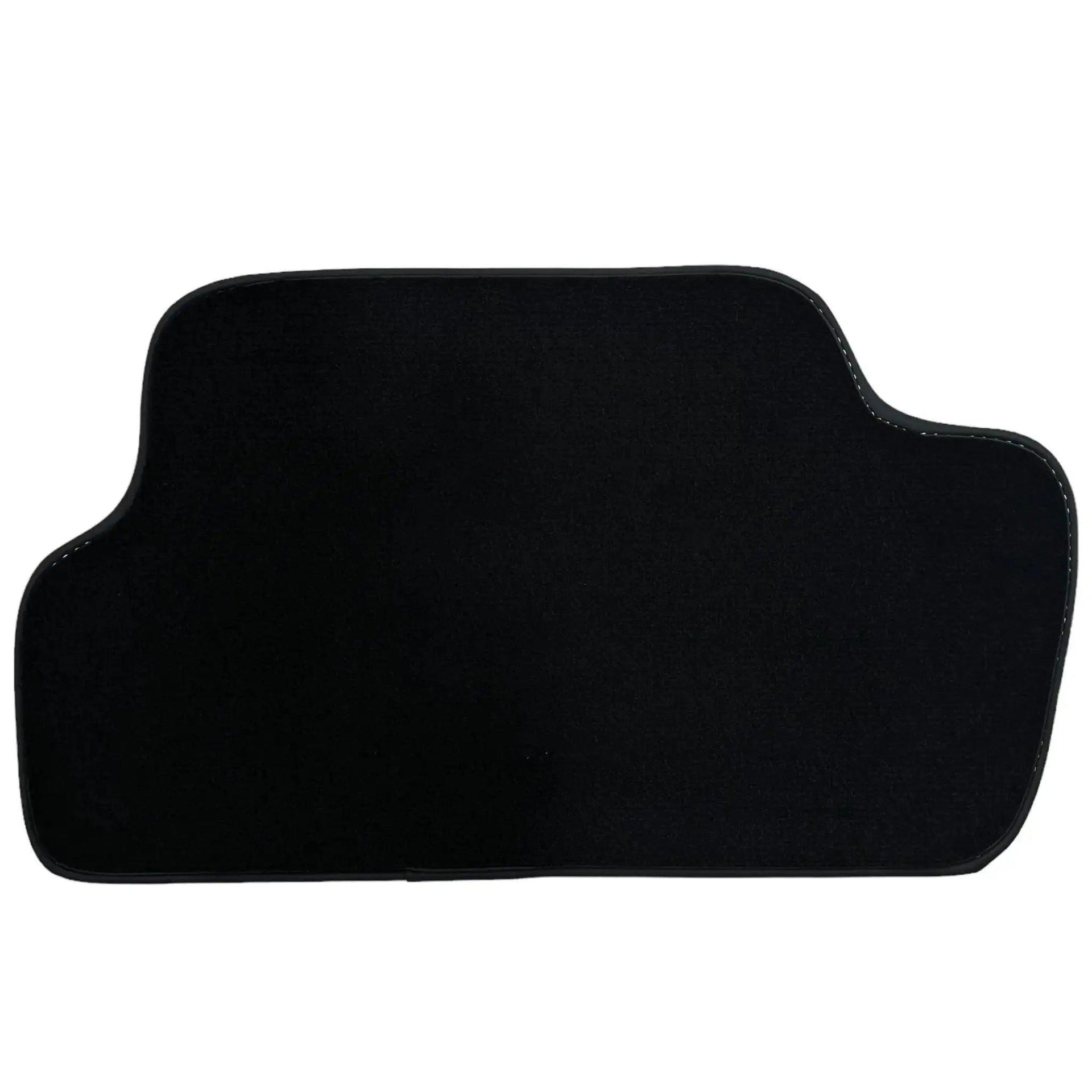 Black Floor Mats for Mini Cooper / One R50 (2001-2007) with Leather - AutoWin