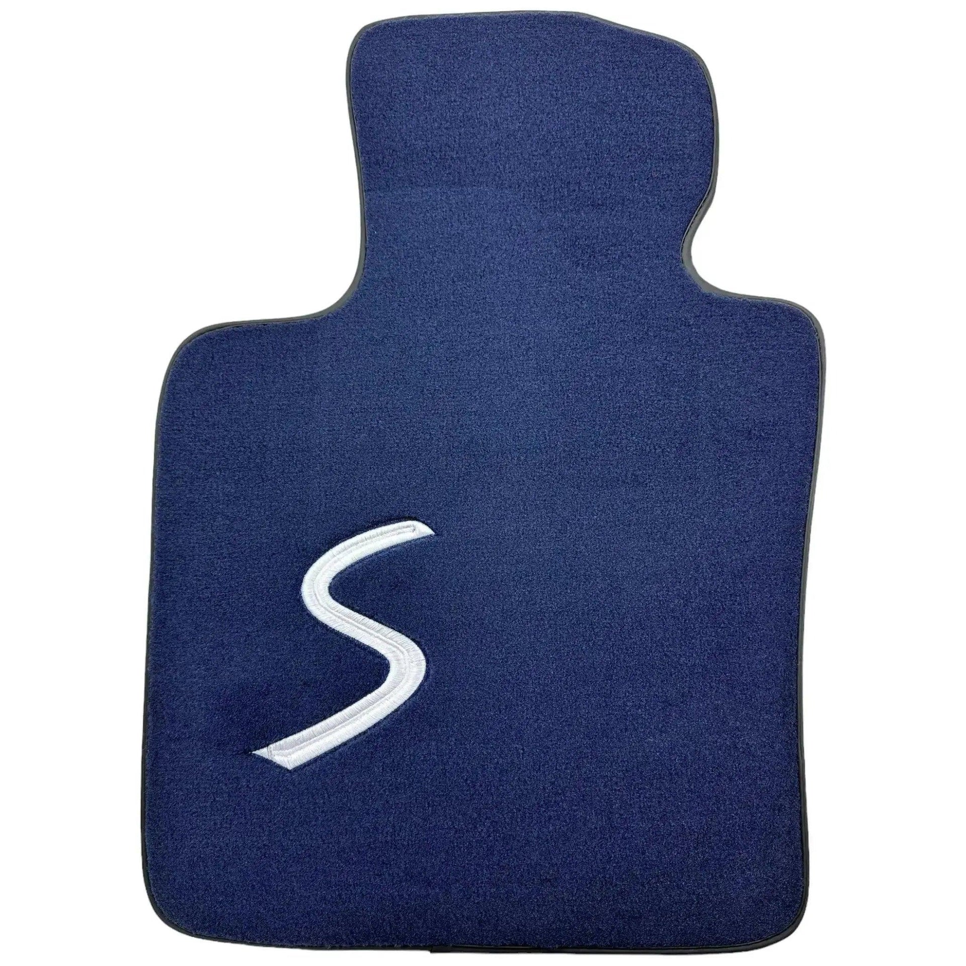 Dark Blue Floor Mats for Mini Cooper / One R56 (2007-2014) - AutoWin