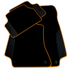 Customizable Black Floor Mats For Mercedes Benz E-Class C207 Coupe (2009-2013)