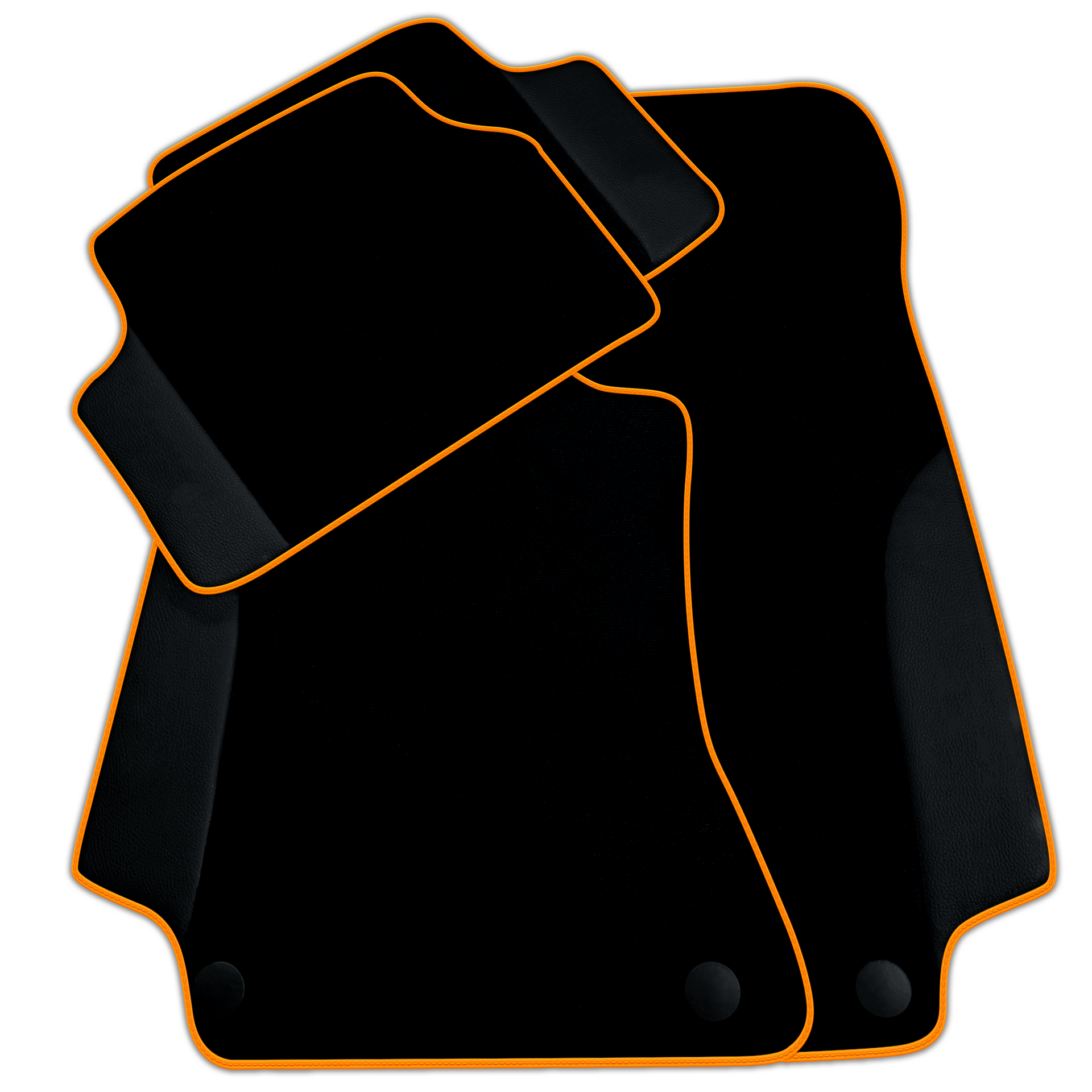 Customizable Black Floor Mats For Mercedes Benz GLC-Class X253 SUV (2019-2023) Hybrid