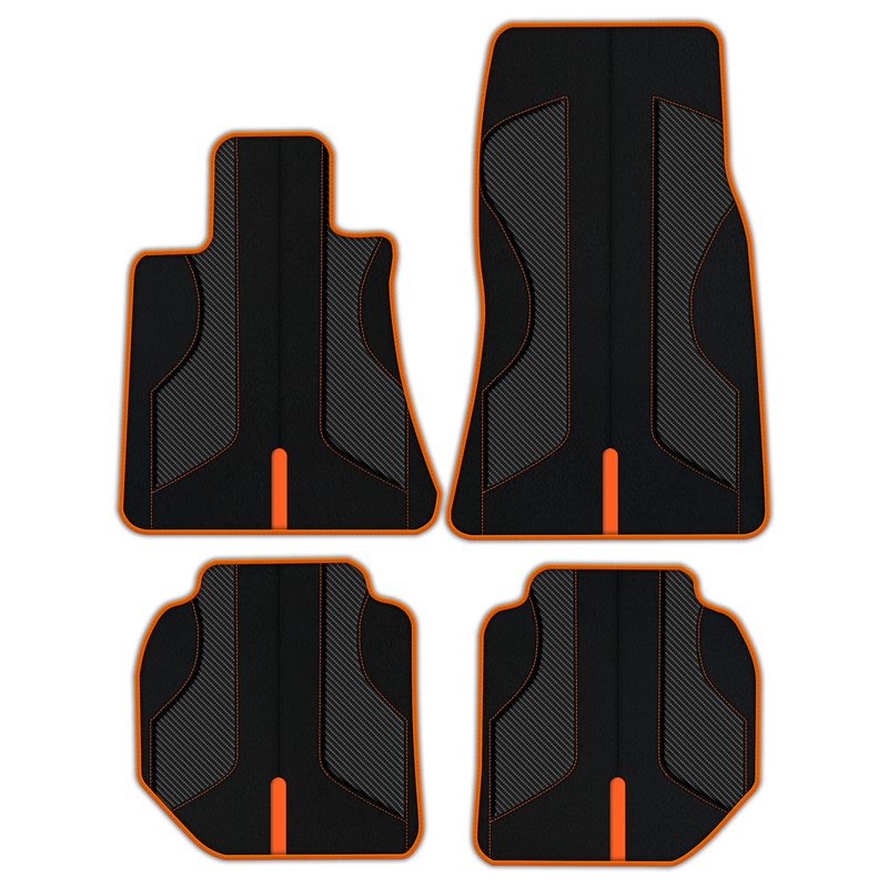 Customizable Leather Floor Mats with AW35 Pattern for Rolls Royce Ghost Series II (2021–2024)