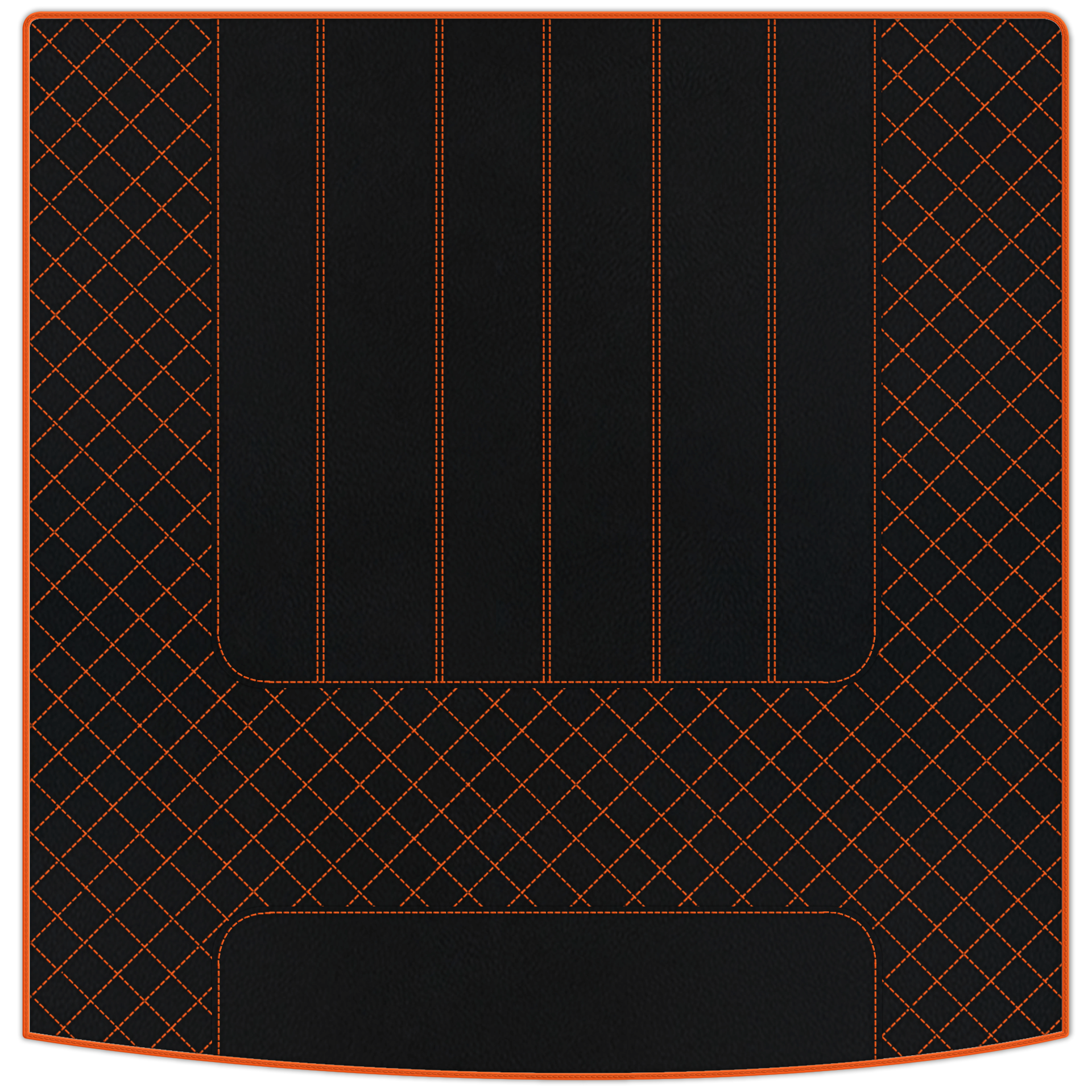 Black Leather Floor Mats for Bentley Continental GTC (2011-2018)