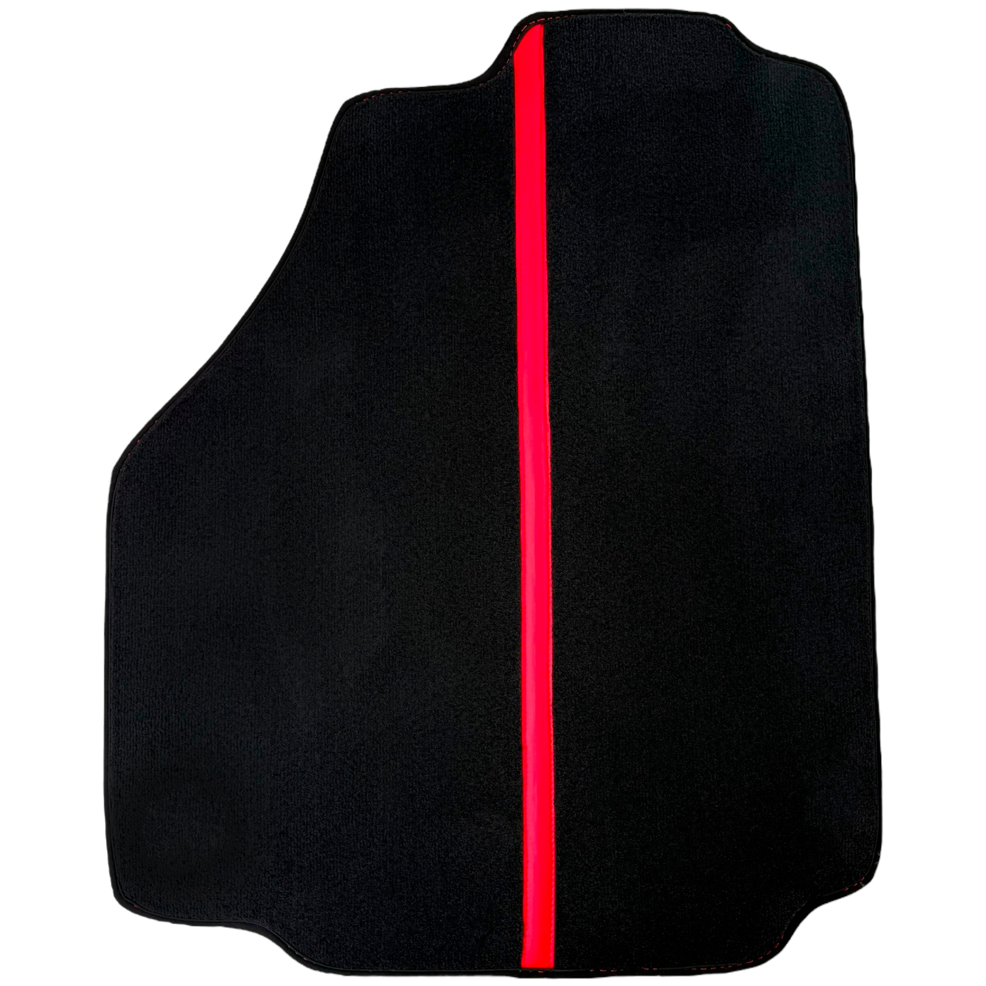 Black Car Floor Mats with Leather Line for Ferrari 458 Speciale (2012-2015) | Various Colors