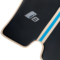 Carbon Fiber Floor Mats for BMW i8 Series L12 L15 | Cream Leather