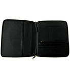 Black Leather AutoWin Document Holder with Golden Logo - AutoWin