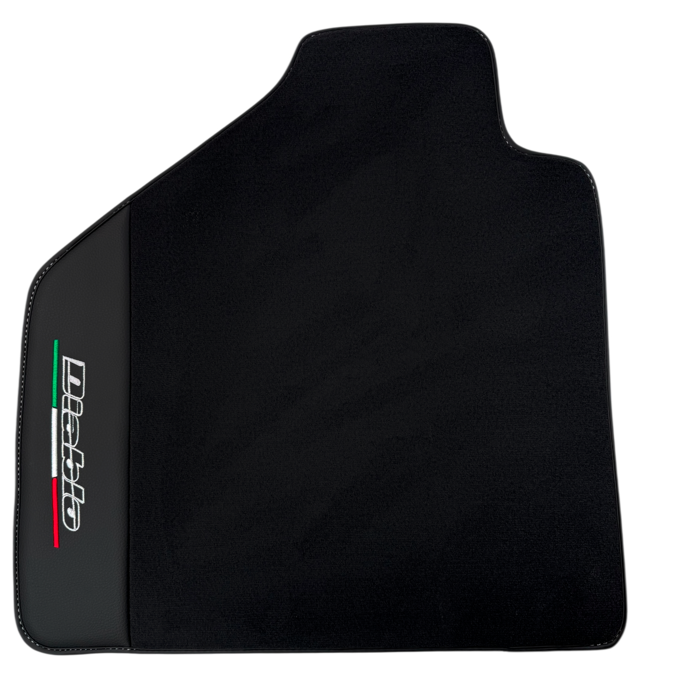 Black Floor Mats Lamborghini Diablo 1990-2001 Carbon Fiber Leather