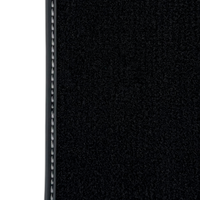 Black Floor Mats Lamborghini Diablo 1990-2001 Carbon Fiber Leather