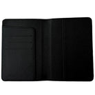 Black Leather AutoWin Passport Holder with Golden Logo - AutoWin