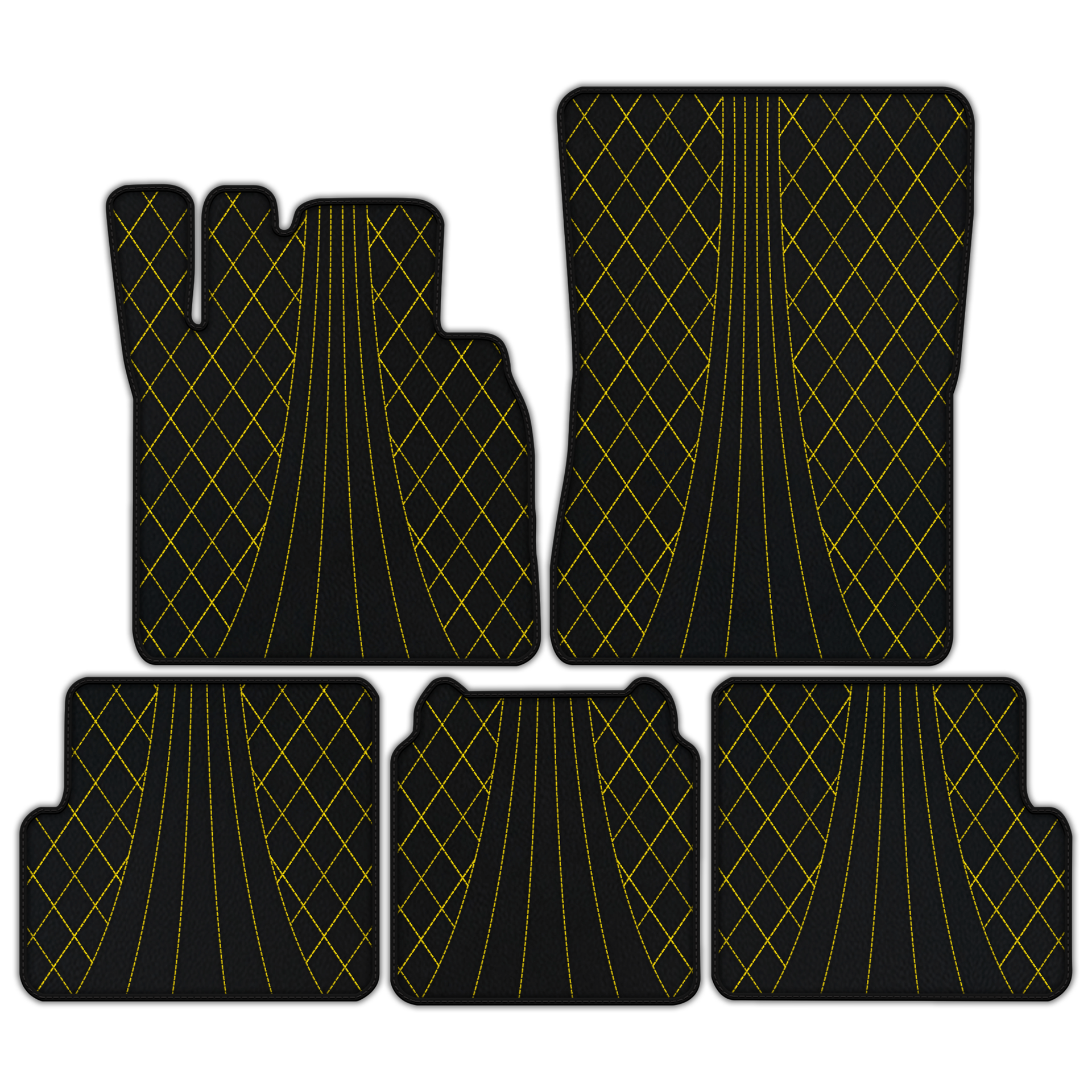 Customizable Leather Floor Mats AW14 for Mercedes G-Class 2018-2023